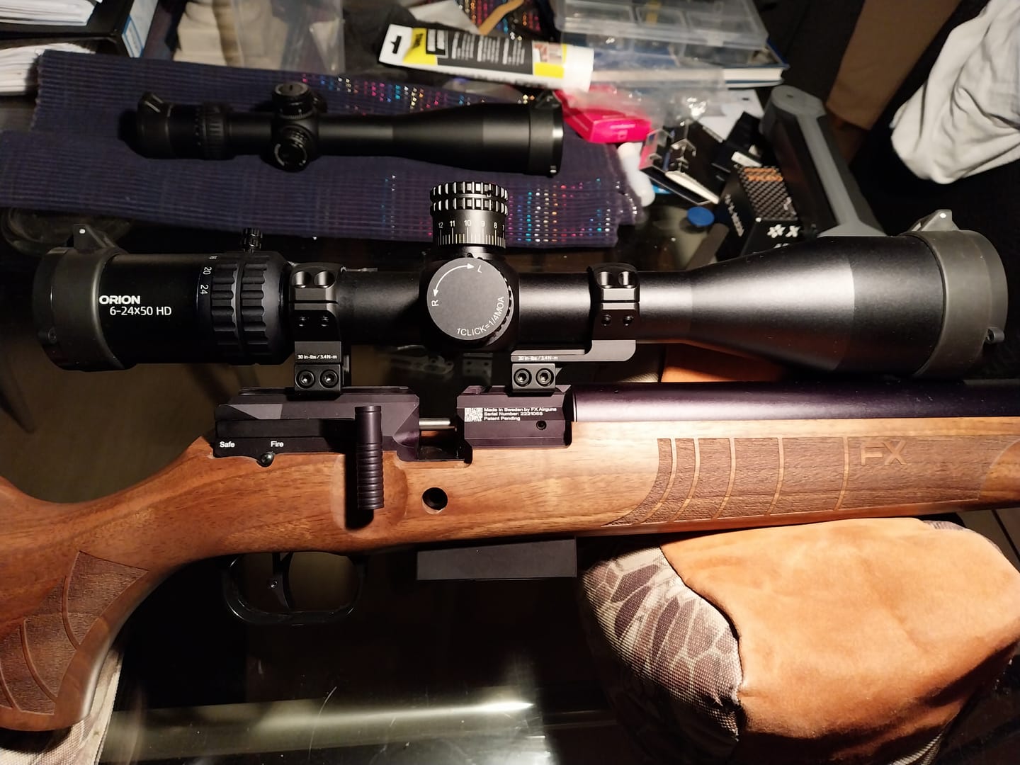 Customer photo review of Vector Optics Cantilever Montageringe 30mm (h=32mm)