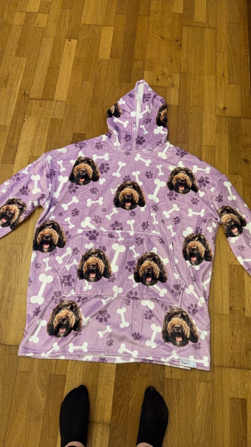 Customer photo review of Custom Dog Hoodie