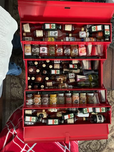 Customer photo review of Jagermeister Liqueur Mini Meisters Party Bucket Mini Shots (20 Of 50ML)