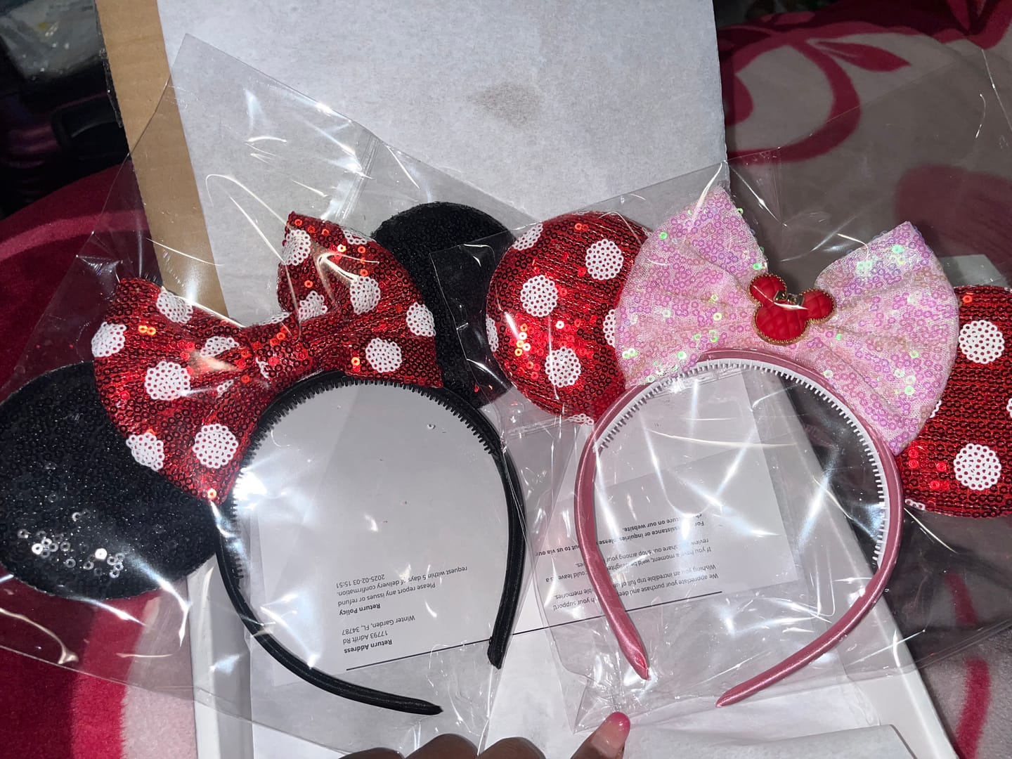 Customer photo review of Minnie Ears