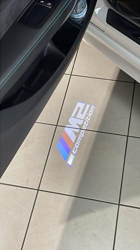 Customer photo review of BMW F SERIES DOOR LIGHTS