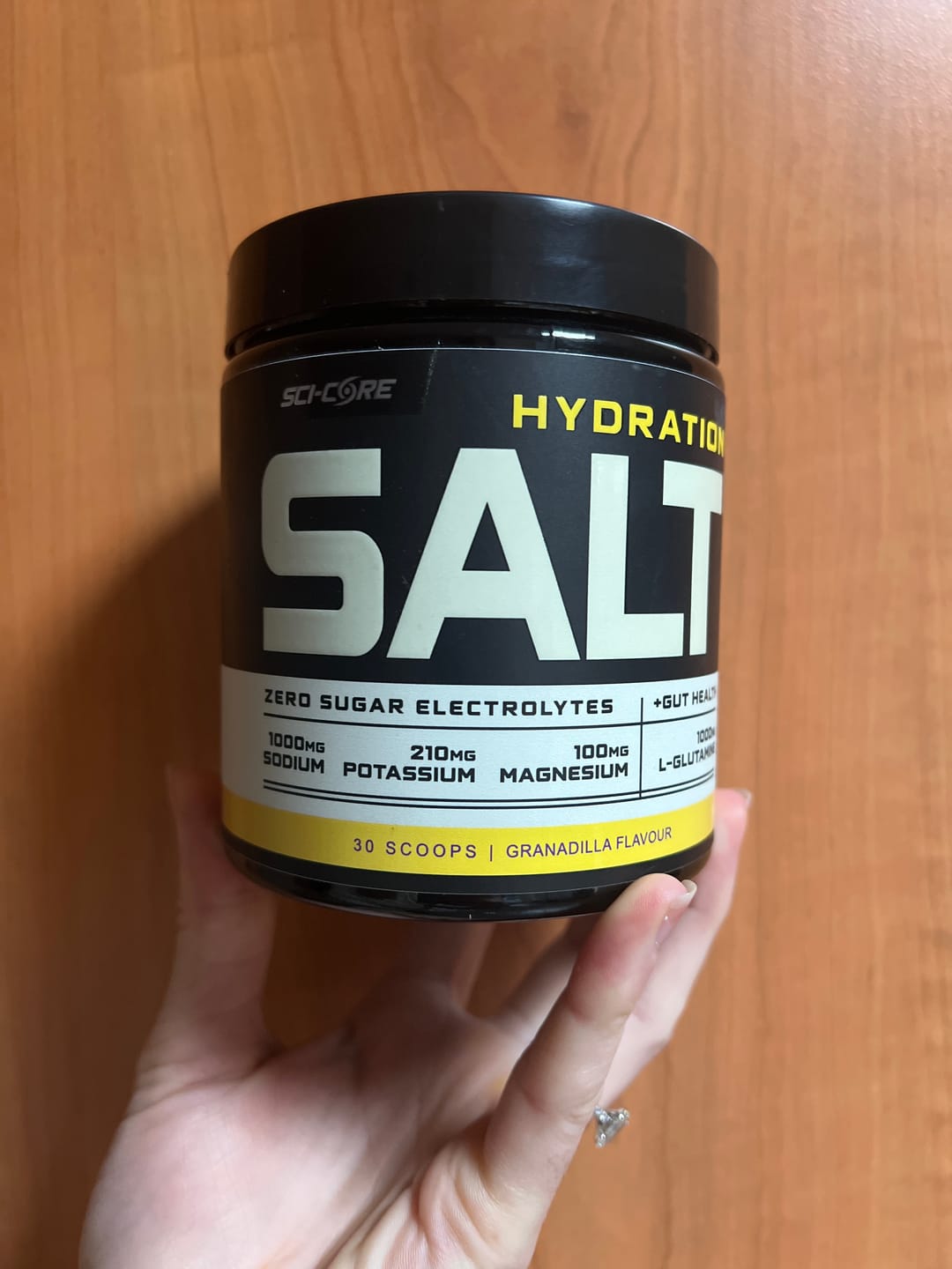 Customer photo review of HYDRATION SALT Granadilla Flavour