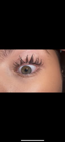 Customer photo review of Lash Growth Serum
