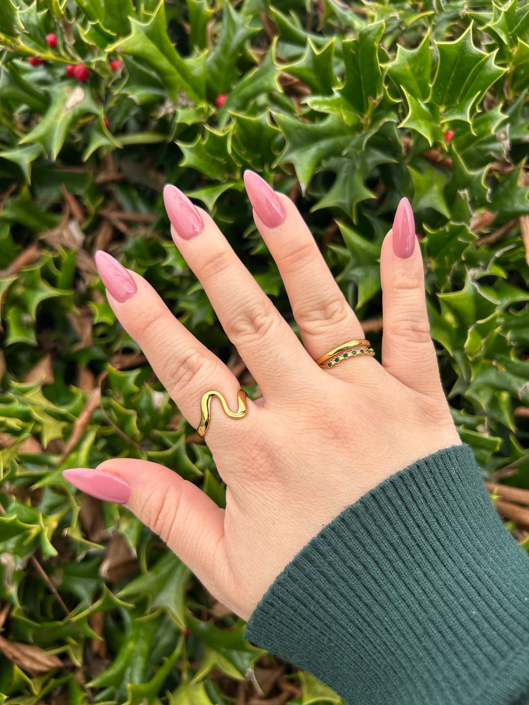 Customer photo review of Gold Wave Ring