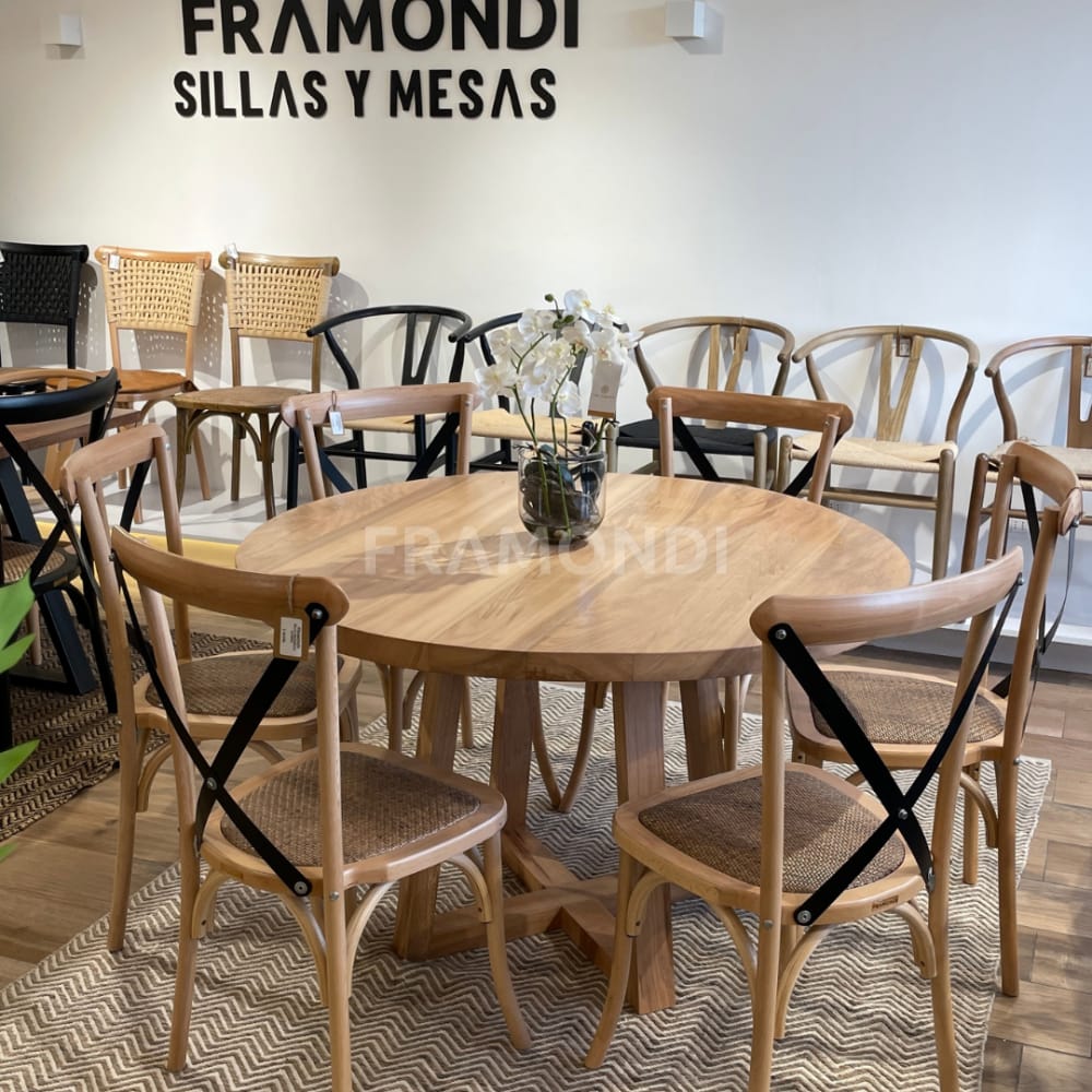 Customer photo review of COMEDOR CARLOTA LENGA  + 6 SILLAS ALONSA