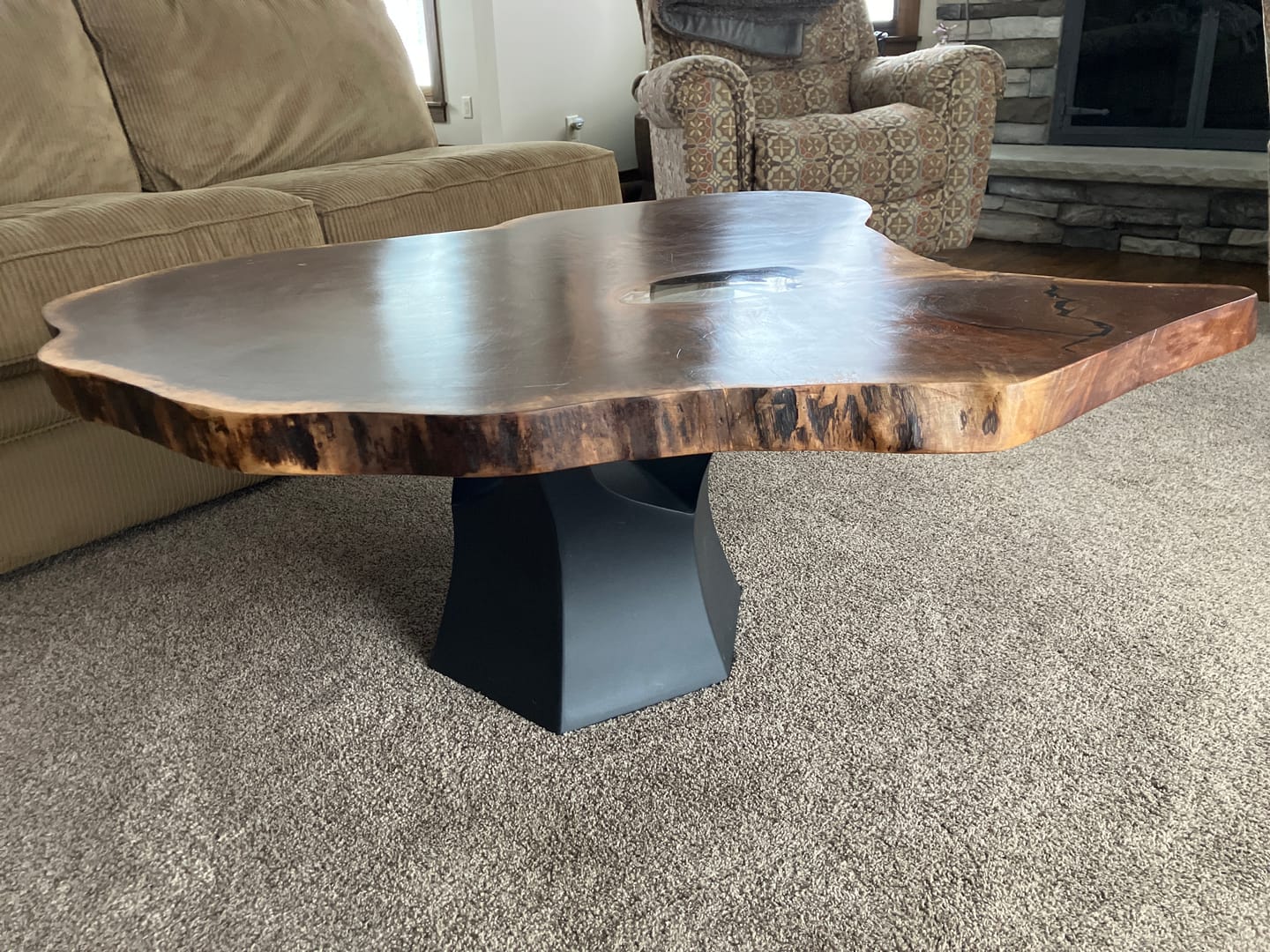 Customer photo review of Coffee Table Base 106G Namu (Grand Size) 16H Modern Metal Furniture