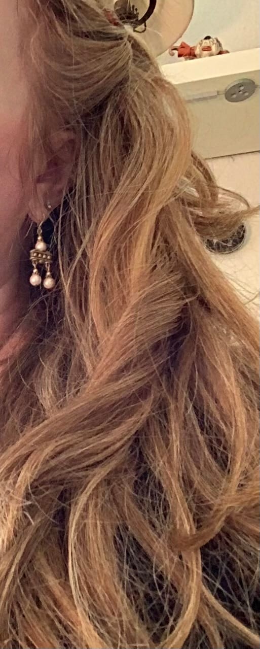 Customer photo review of Crotalia Orecchini di Pompei a due pendenti