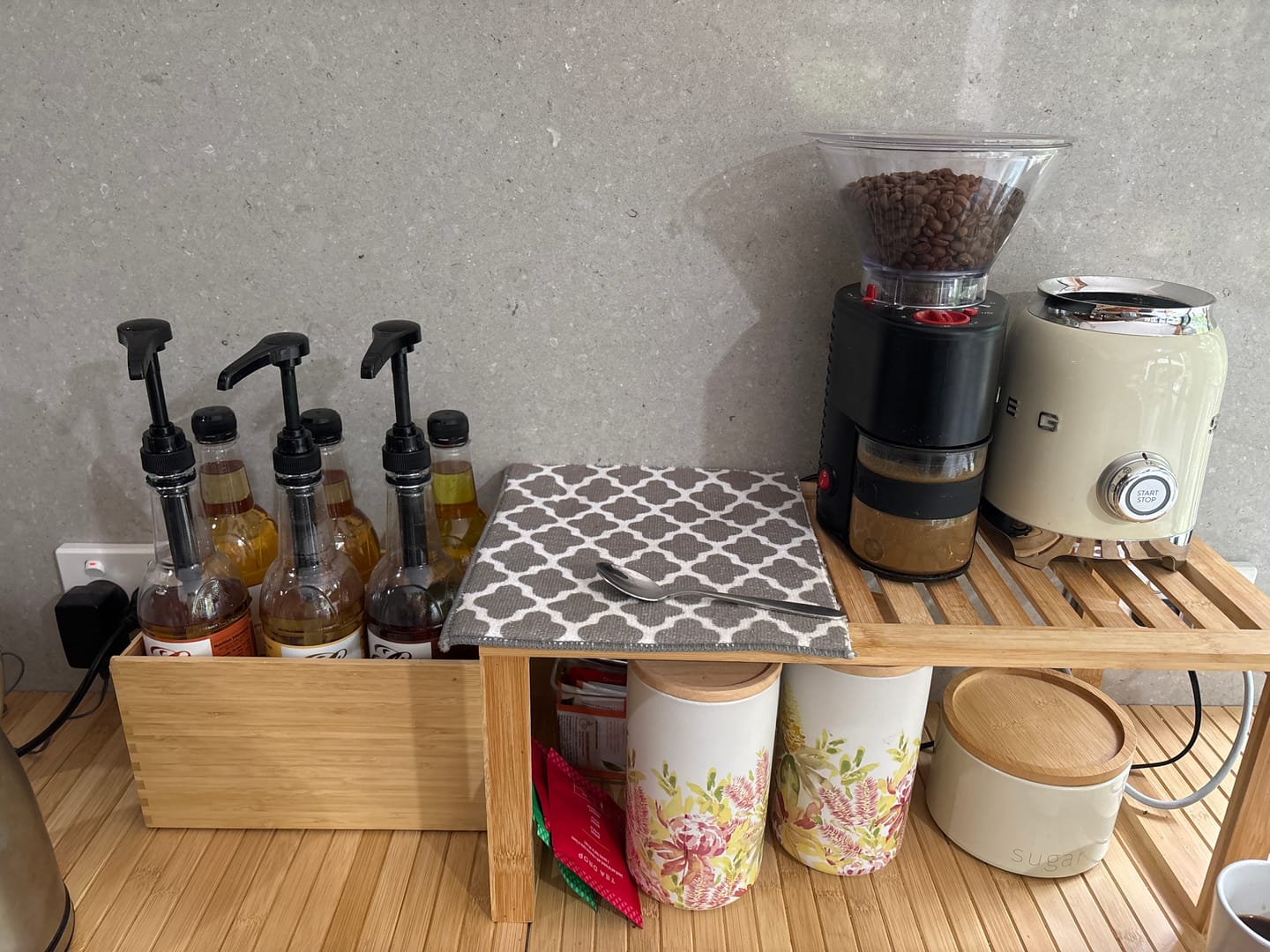 Customer photo review of Salted Caramel Coffee Syrup