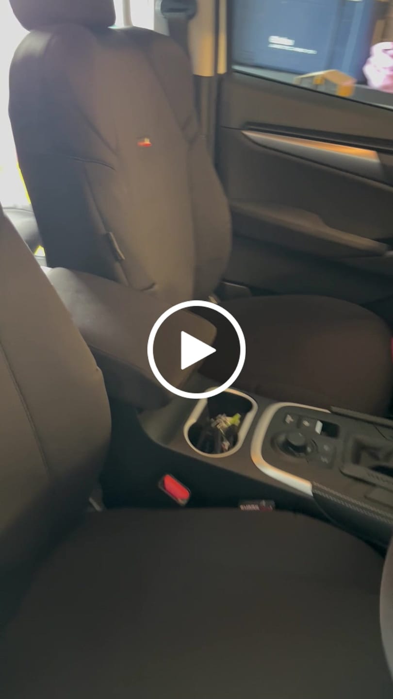 Customer video review of Sharkskin PLUS Seat Covers for Isuzu MU-X 5 Seater (06/2021-On)
