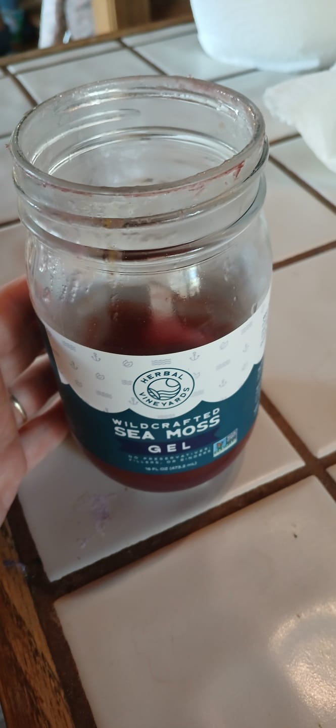Customer photo review of 60 Day Sea Moss Gel Dynamic Duo