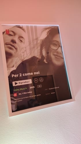 Customer photo review of Netflix - Personalizzata Poster