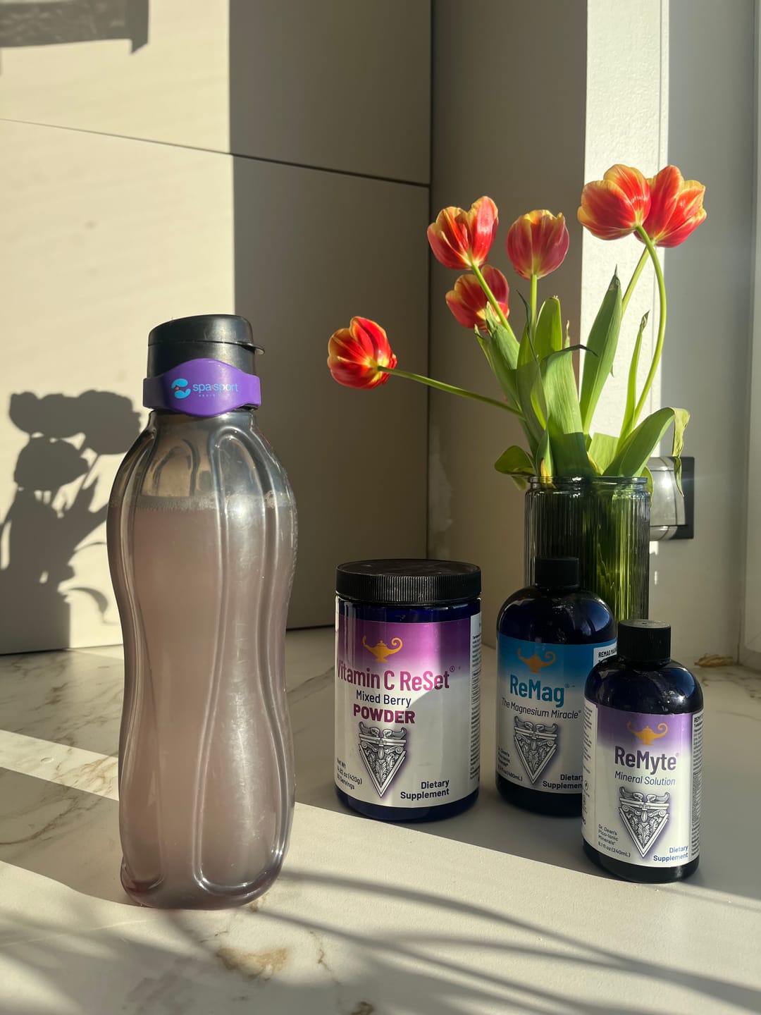 Customer photo review of ReMag® 480ml + ReMyte® 480ml + Vitamin C Reset® 420g