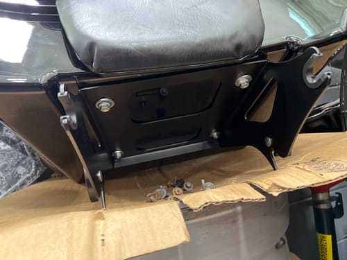 Customer photo review of HR3 Detachable 2 Up Pack Mounting Luggage Rack For Harley Tour Pak Touring FL 2014-2023 Road King Street Glide Road Glide