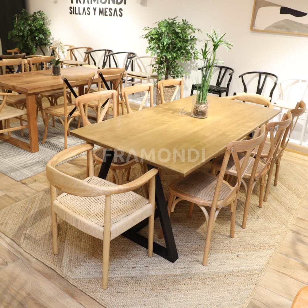 Customer photo review of COMEDOR GENOVA HAYA 8P  + 6 CROSSBACK NATURAL + 2 KENNEDY