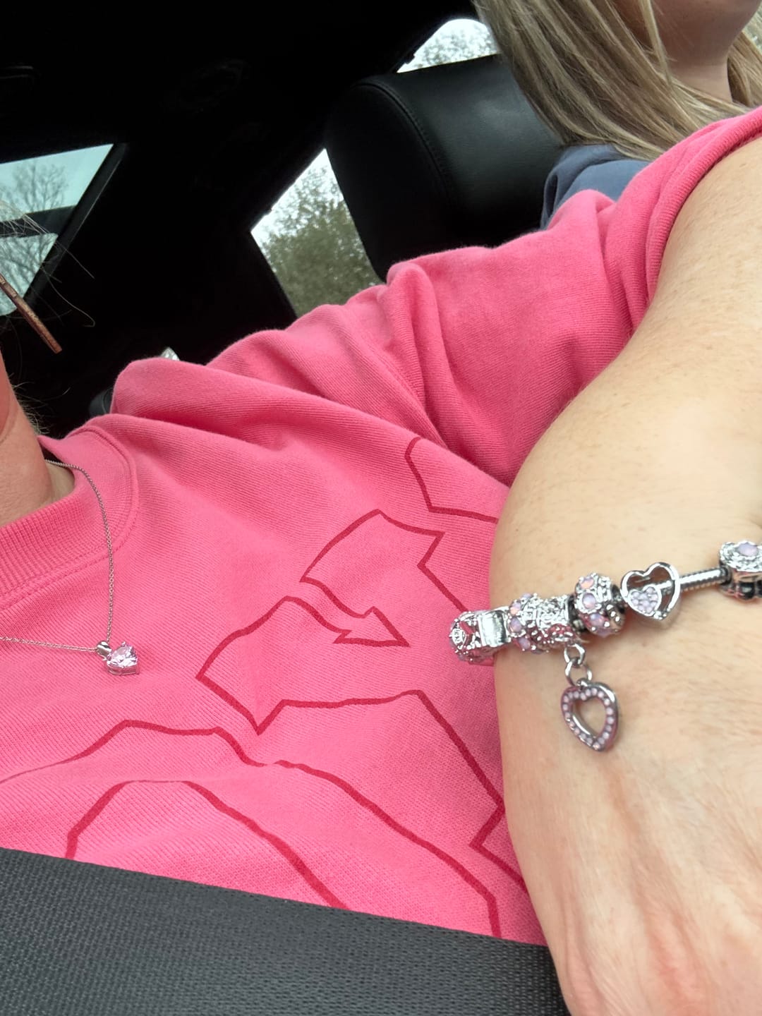 Customer photo review of Birthstone Necklaces