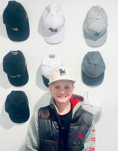 Customer photo review of Linemate - Brock Faber Limited-Edition Hat