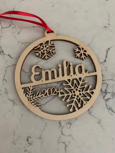 Customer photo review of Custom Ornament