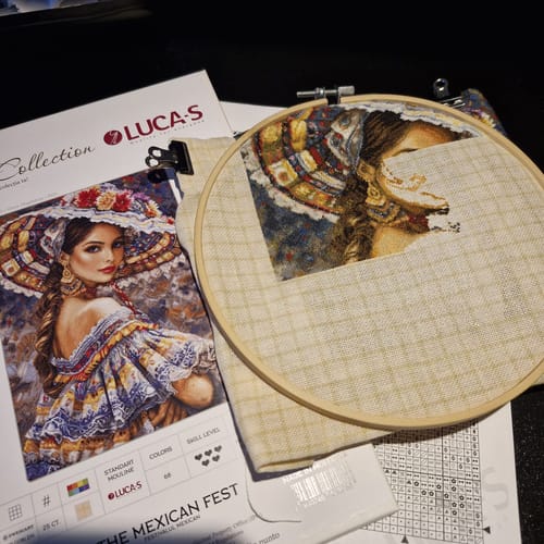 Customer photo review of Kreuzstich | Fiesta Mexicana -  19x26 cm