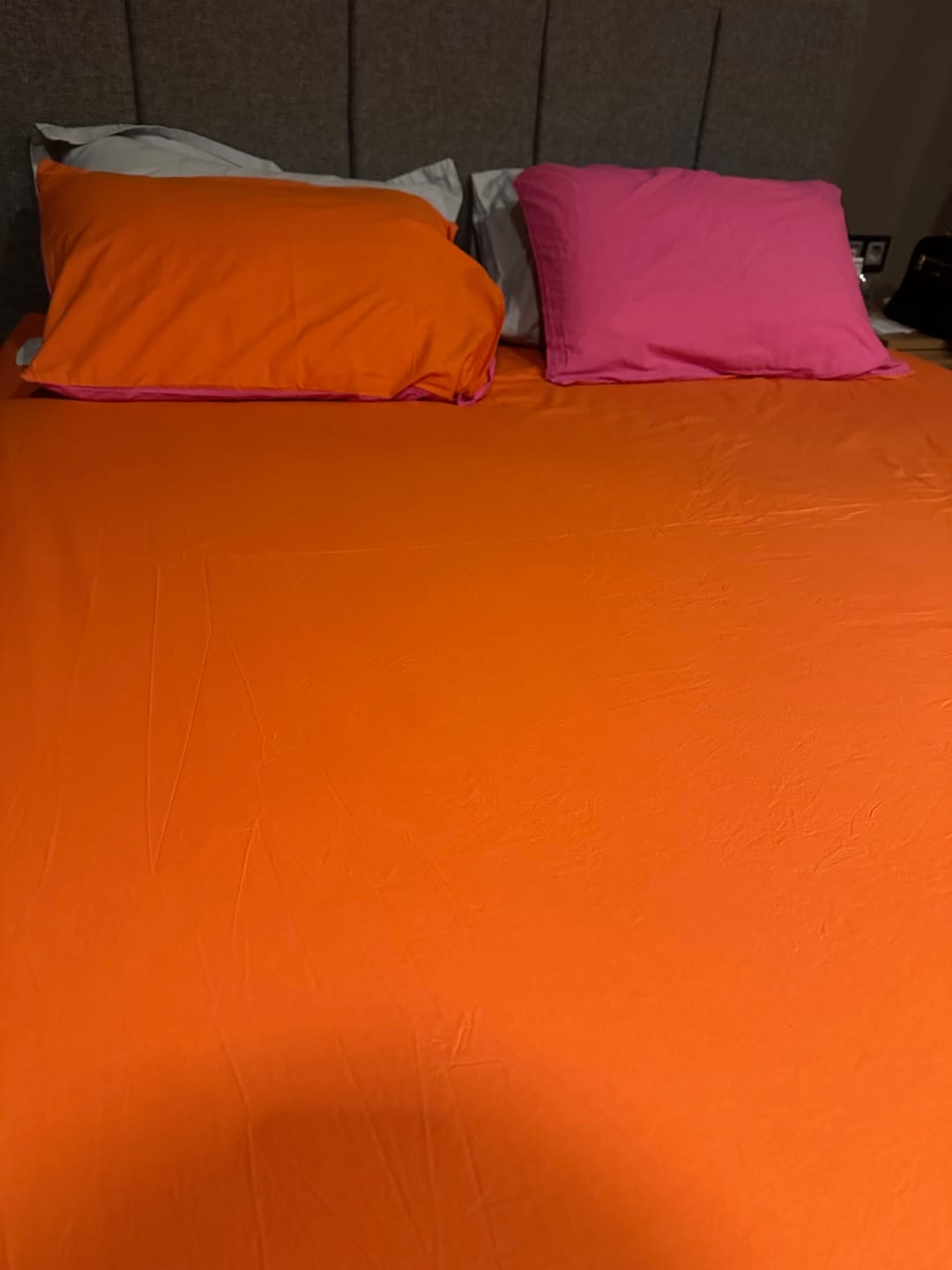 Customer photo review of Cozy Home Popping Colors Çift Kişilik Lastikli Çarşaflı Nevresim Takımı Dusk Mavi