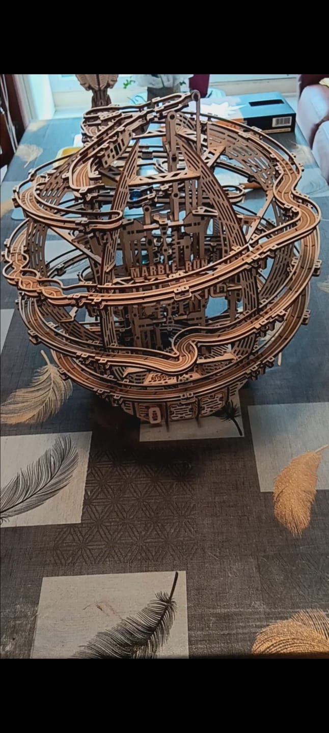 Customer photo review of Gravity Marble Run