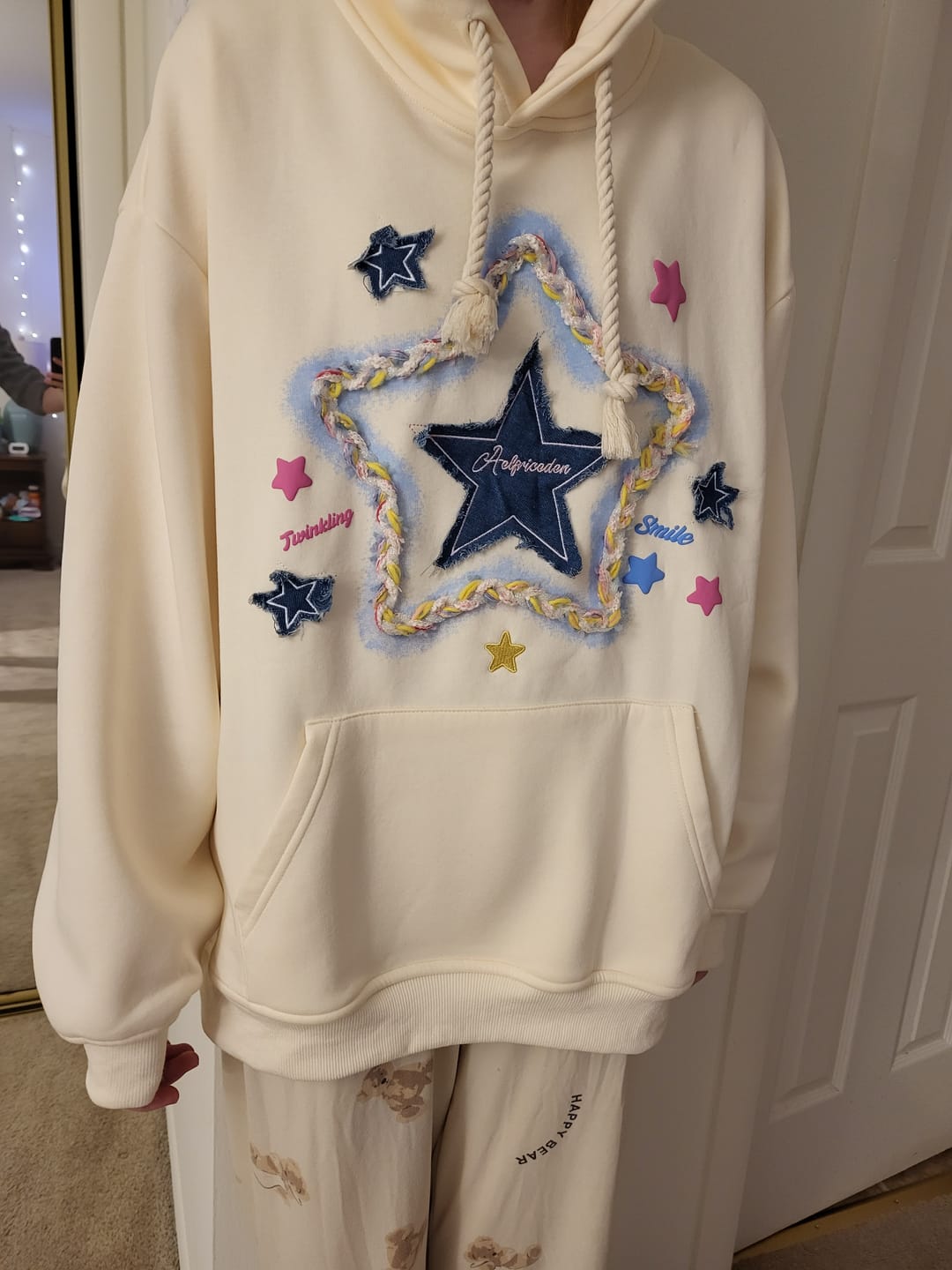 Customer photo review of Aelfric Eden Oversized Star Hoodie