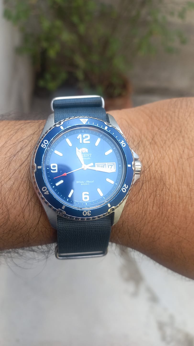 Customer photo review of Heat-Welded Plain Color Variant Mafia Strap 18, 20mm
