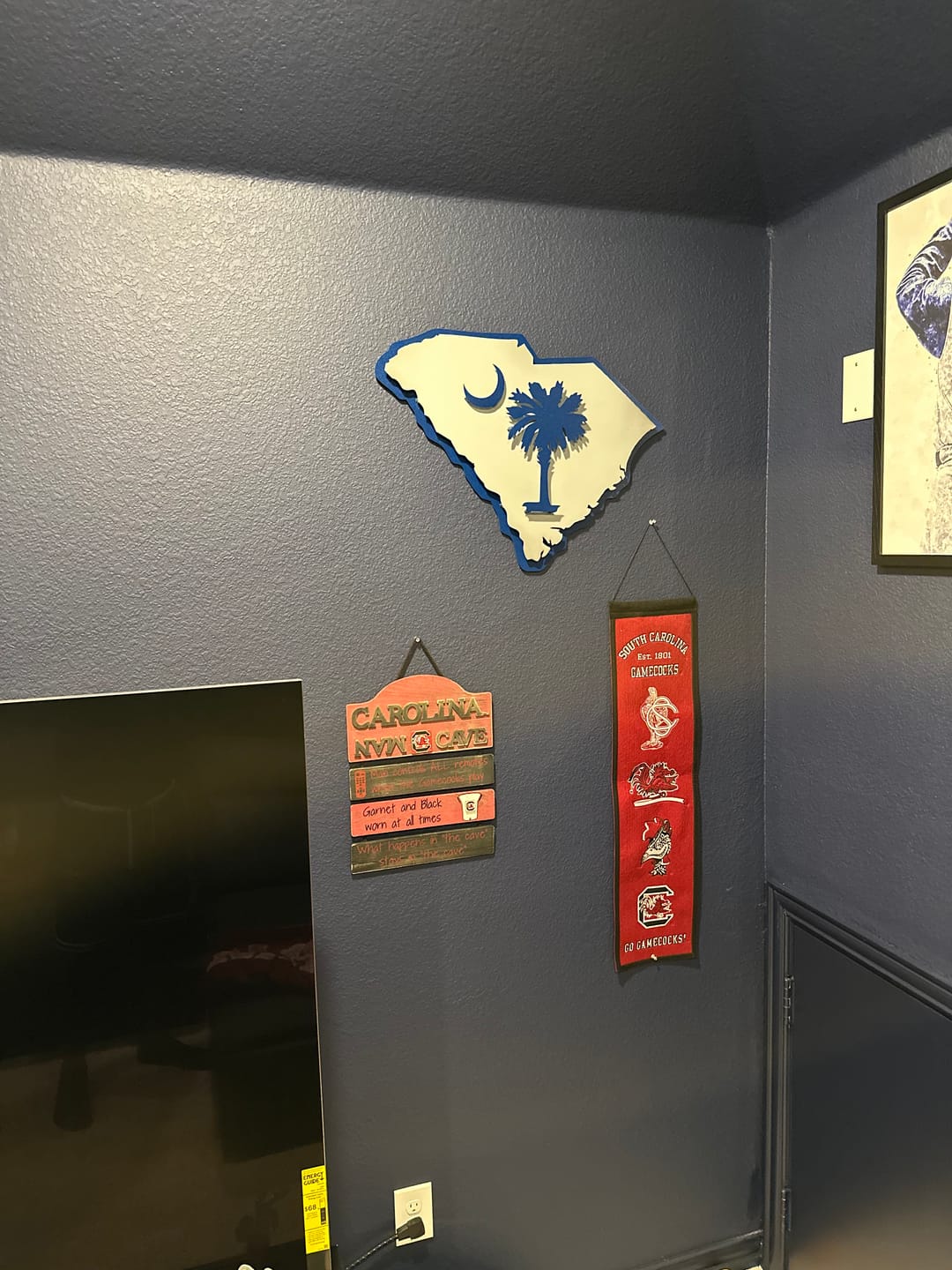 Customer photo review of South Carolina State Emblem 3D Vintage Metal Wall Art