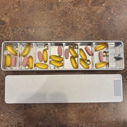 Customer photo review of Weekly Vitamin Cases (2-Pack)