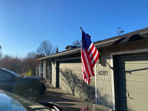 Customer photo review of 3' x 5' American Flag