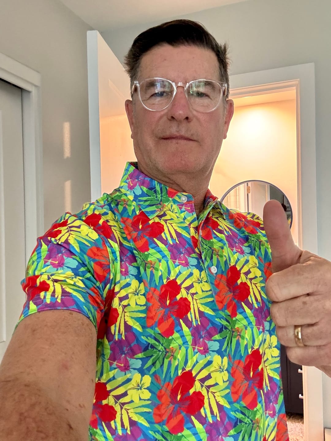 Customer photo review of Pique Stretch Polo