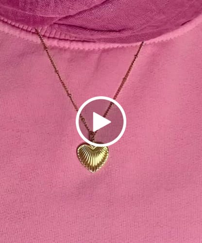 Customer video review of Heart Rays Necklace