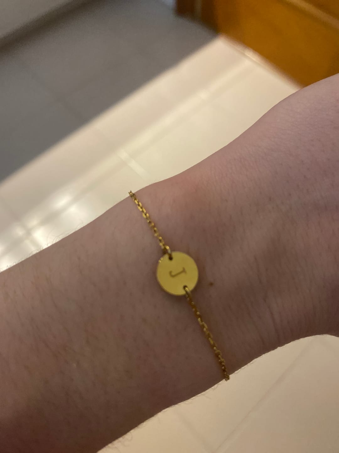 Customer photo review of Pulsera Inicial