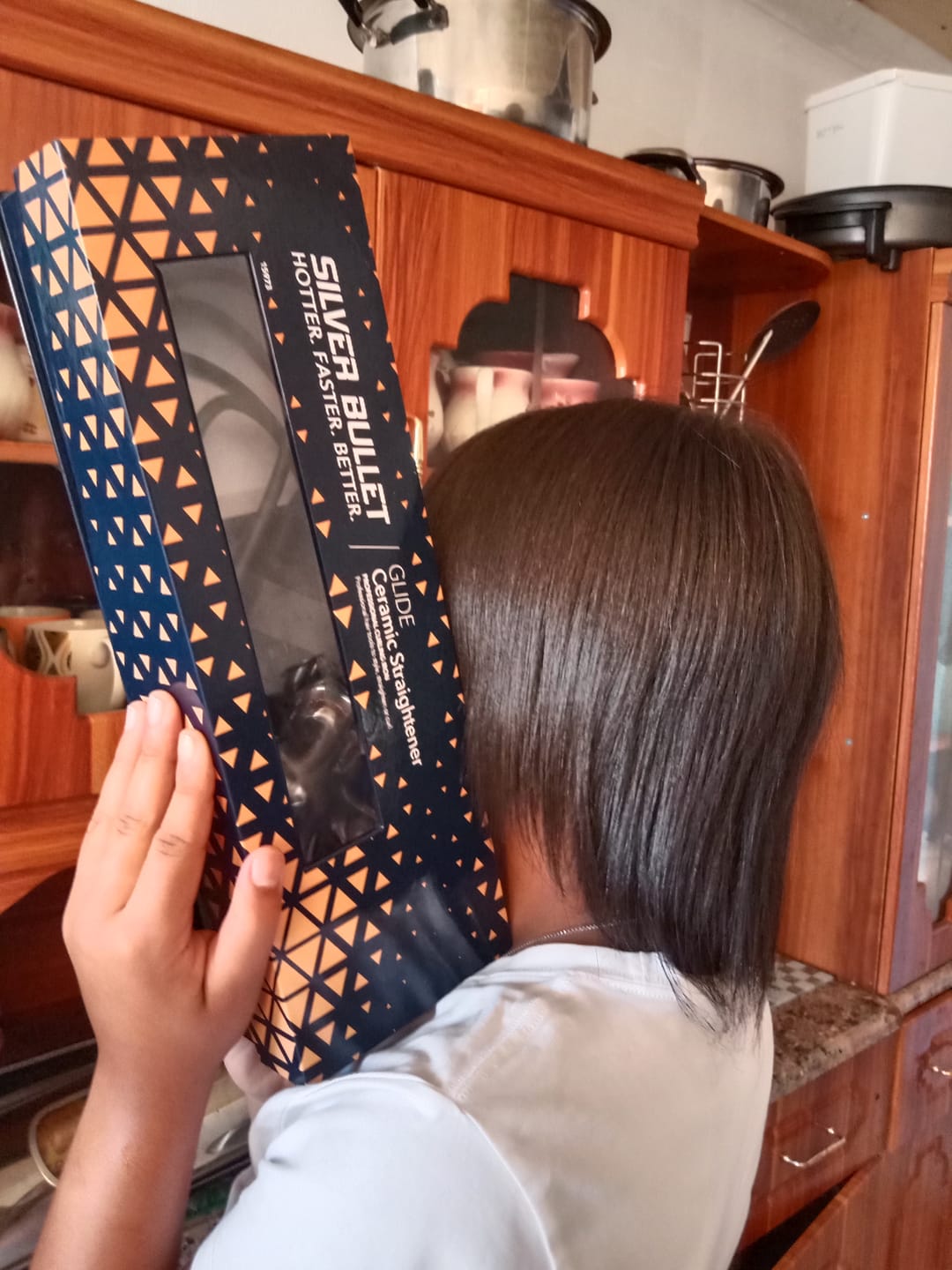 Customer photo review of Silver Bullet Glide Ceramic Iron 180-230 Degrees C