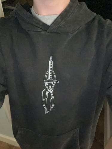 Customer photo review of Toji Fushiguro Vintage Hoodie V1
