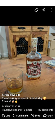 Customer photo review of Rum Barrel Aged Traditional Mead - Hive Mind