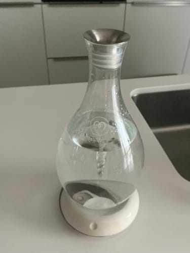 Customer photo review of MAYU® SWIRL Wirbelkaraffe EARTH (1,5l)