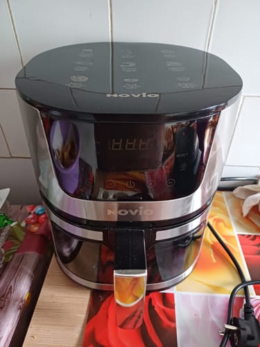 Customer photo review of Air Fryer Novio Grill & Fry