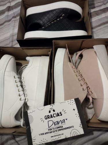 Customer photo review of ALAZKA Blanco (Suela Baja)