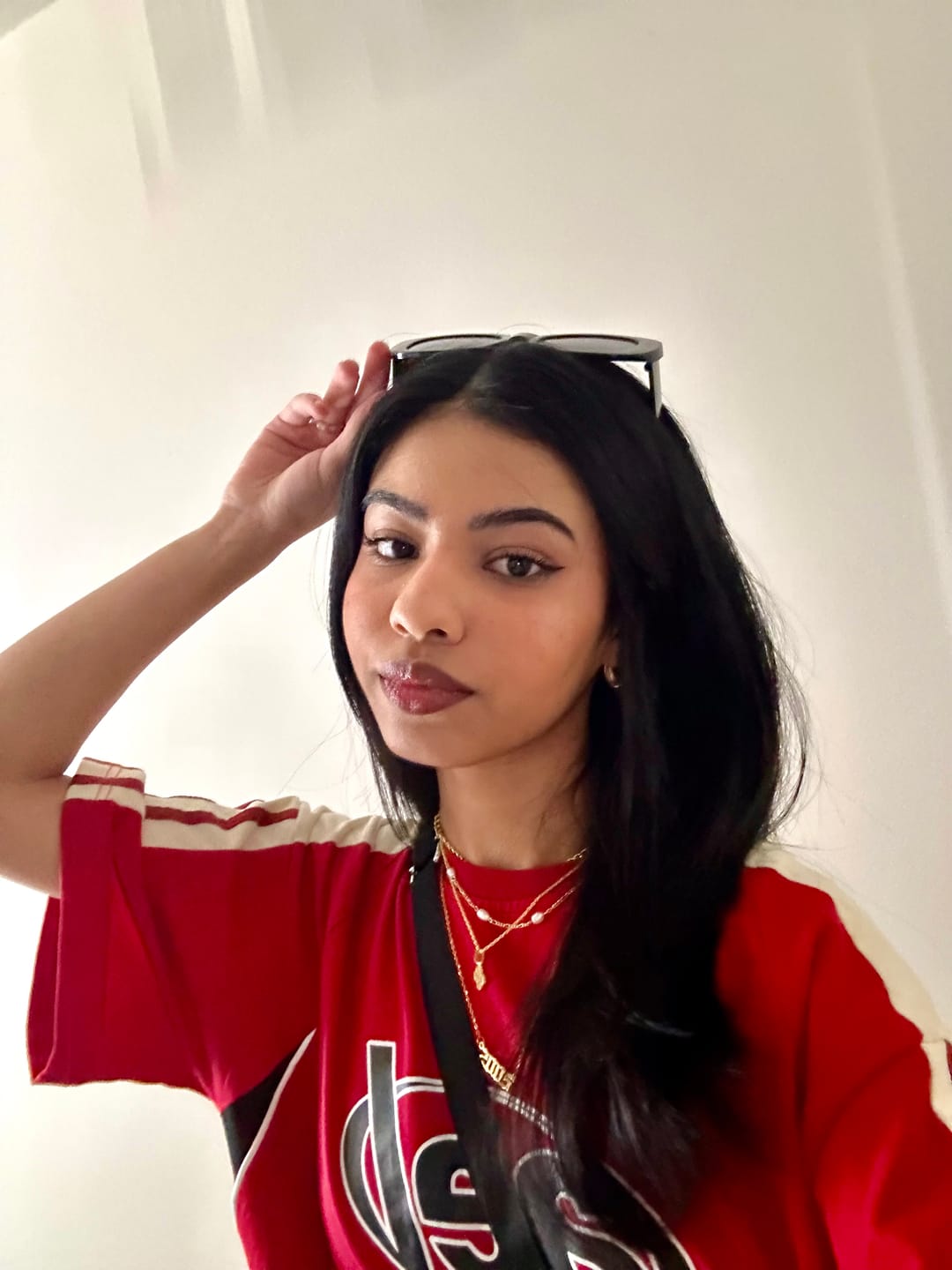 Customer photo review of Aelfric Eden Color Block Speedway Tee