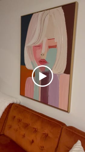 Customer review photo for Plaster Art Texture Painting #SG256