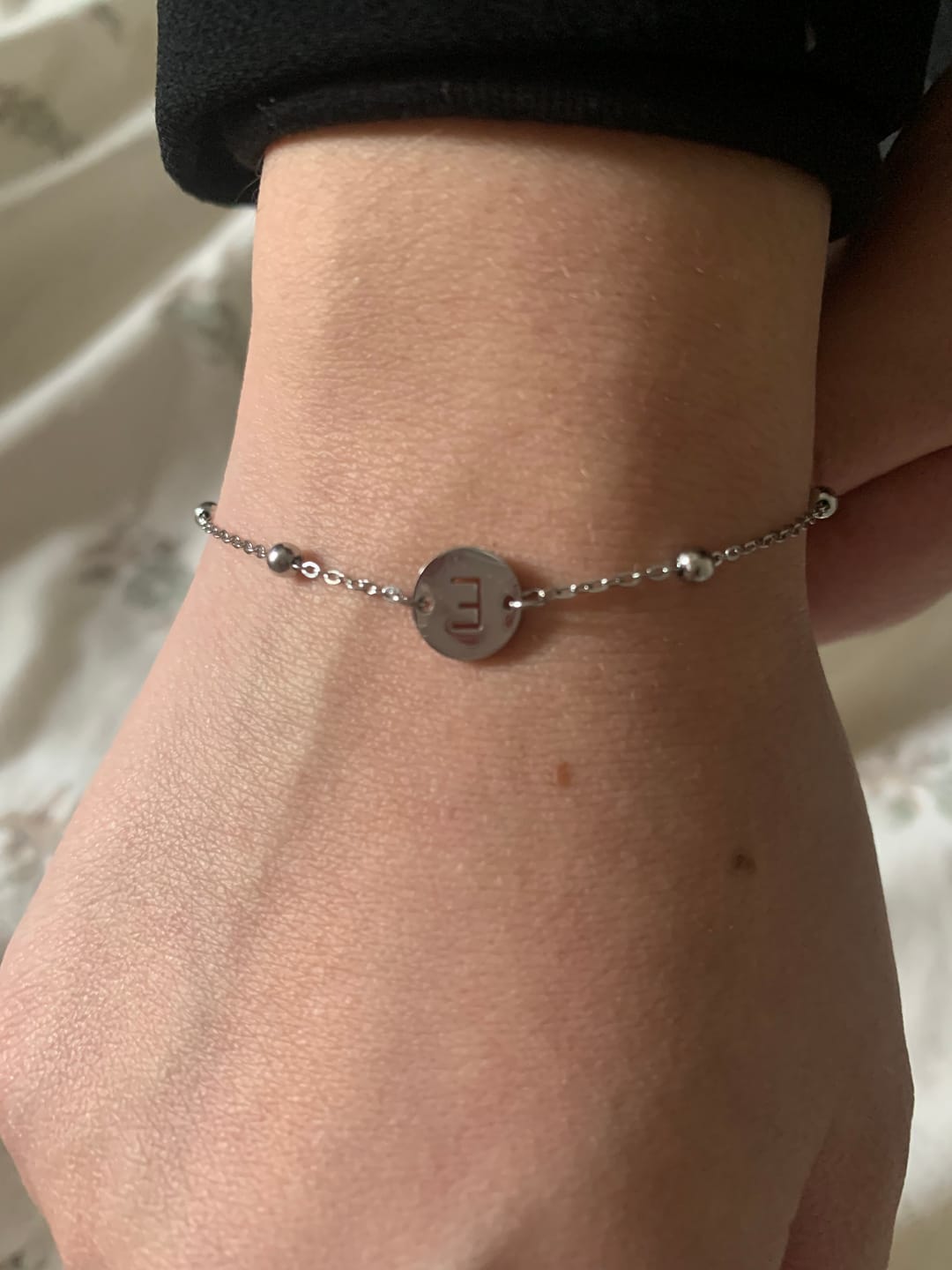 Customer photo review of Pulsera Círculo Inicial