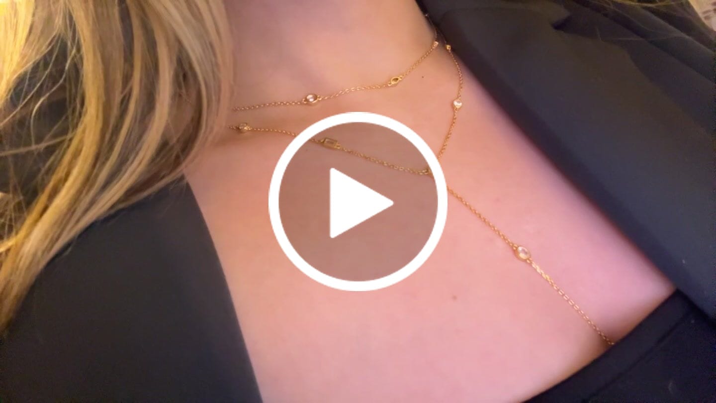 Customer video review of North Drop Necklace