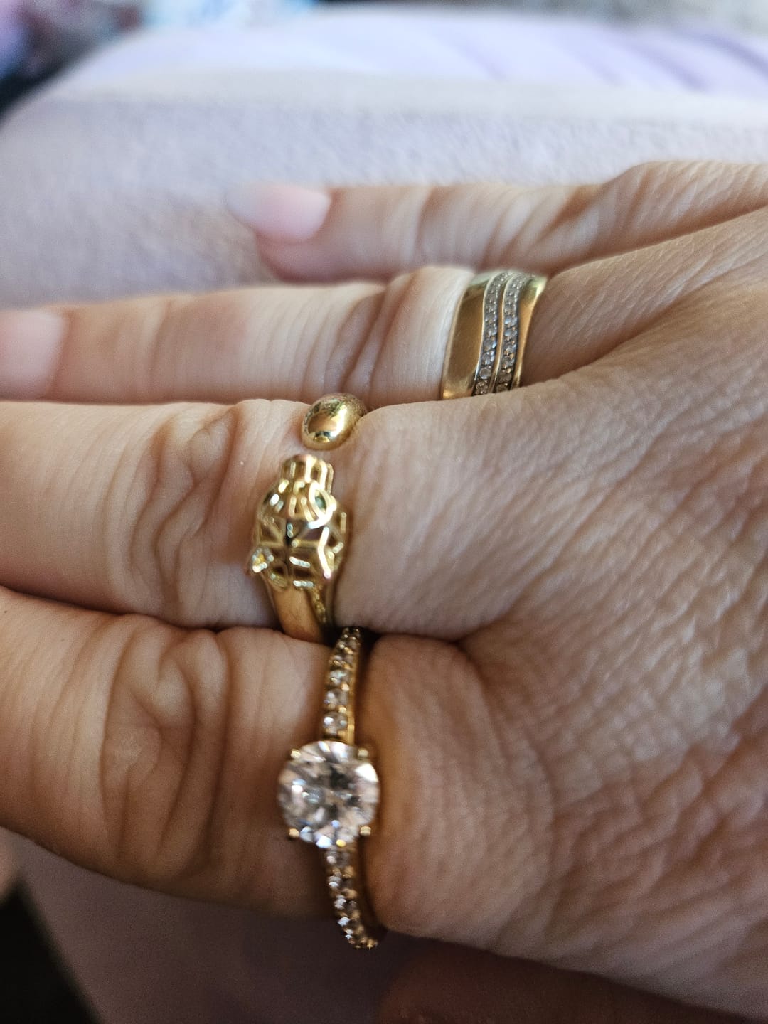 Customer photo review of Graceful Ring | 18K vergoldet