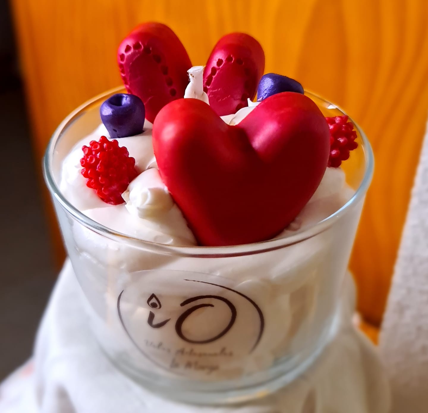 Customer photo review of Colorante líquido para velas MAGENTA