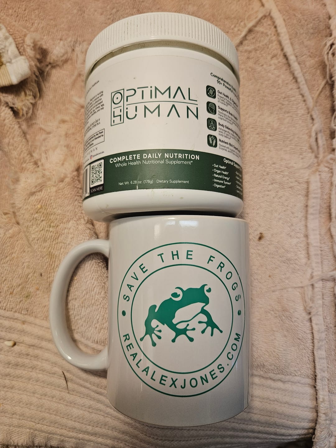 Customer photo review of Save The Frogs Coffee Mug