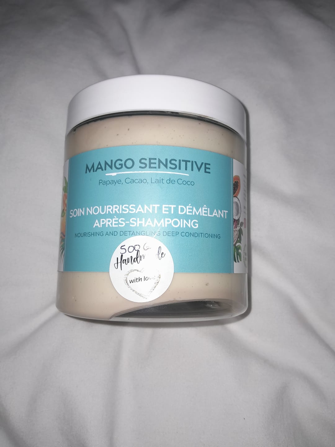 Customer photo review of Soin nourrissant et démêlant après-shampoing - SENSITIVE