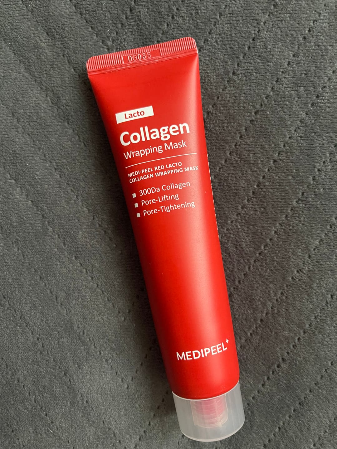 Customer photo review of Maska-plēve poru sašaurināšanai ar kolagēnu Medi-Peel Red Lacto Collagen Wrapping Mask