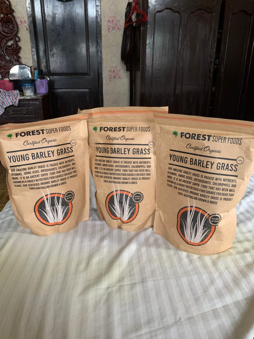 Customer photo review of Certified Organic Australian Barley Grass