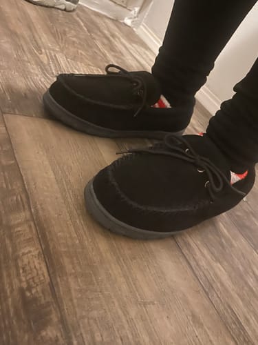 Customer photo review of Men's Sheepskin Moccasin