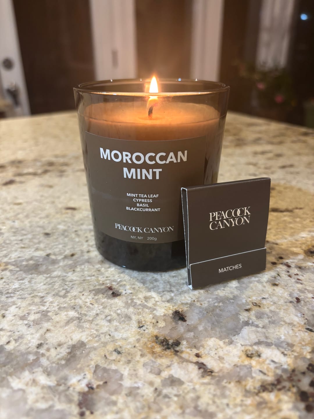 Customer photo review of MOROCCAN MINT Candle
